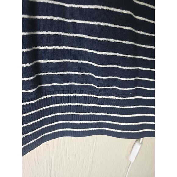 Banana Republic Forever Sweater Vest Nautical Womens XL Sleeveless Crewneck Knit - Picture 4 of 7